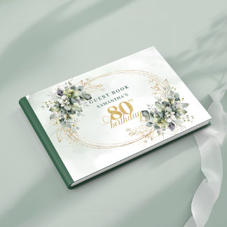 Witte Rozen Bloemen 80ste Teken Gastboek Gastenboek