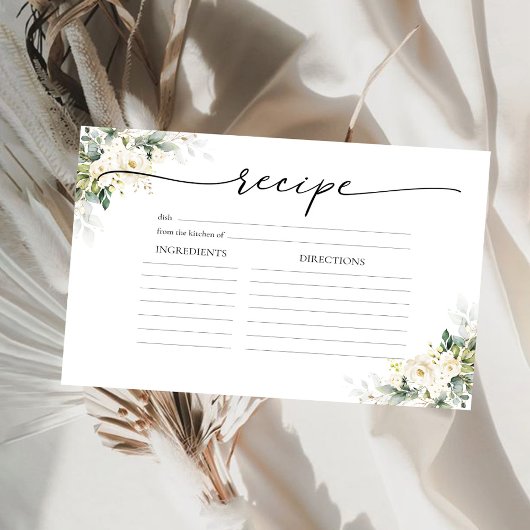 Witte Rozen Bloemen Vrijgezellenfeest Grote Recept Kaart