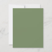 Witte rozen bloemig kaart (Achterkant)