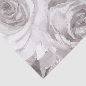 Witte Rozen Bloemisterij Roos Moderne Elegante Tro Tissuepapier (Detail)