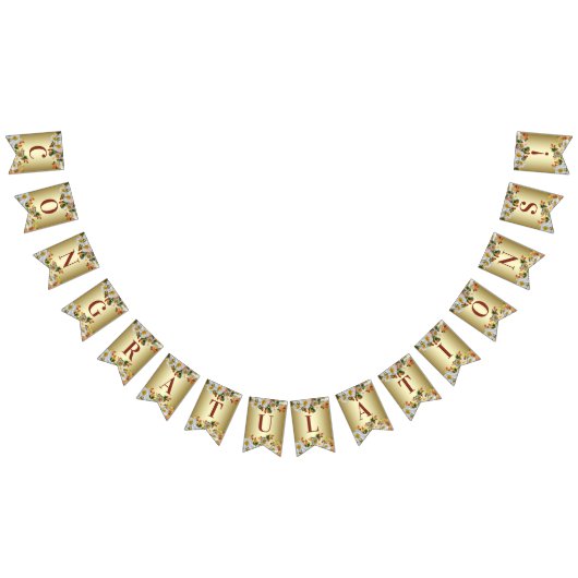 Witte Rozen Bloemrijke Gouden Slagboom Vlag Vlaggetjes