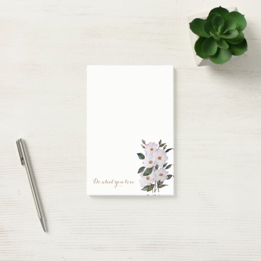 Witte rozen Botanische illustratie Post-it® Notes (Kantoor)