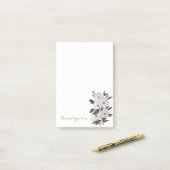 Witte rozen Botanische illustratie Post-it® Notes (Op bureau)