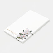 Witte rozen Botanische illustratie Post-it® Notes (Schuin)