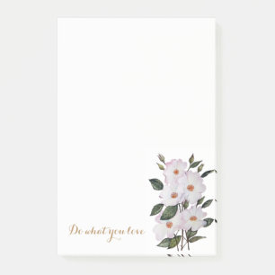 Witte rozen Botanische illustratie Post-it® Notes