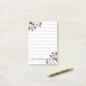 Witte rozen Botanische illustratie Post-it® Notes (Op bureau)