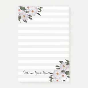 Witte rozen Botanische illustratie Post-it® Notes