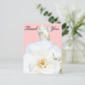 Witte rozen_ briefkaart (Staand voorkant)