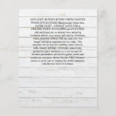 Witte rozen bruidsrozen Weddenschappen Uitnodiging Flyer (Achterkant)