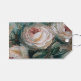Witte Rozen Cadeaulabel