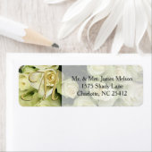 Witte Rozen Champagne Blush Wedding Suite Etiket (Insitu)