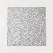 Witte rozen D Wandkleed (Voorkant (horizontaal))