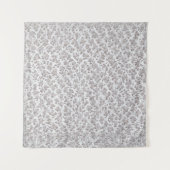 Witte rozen D Wandkleed (Voorkant)