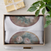 Witte rozen DBL Tissuepapier (Geschenk)