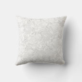 Witte rozen Elegant Decoratief Kussen (Achterkant)