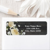 Witte rozen en babyluiers op Vrijgezellenfeest Etiket (Insitu)