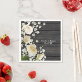 Witte rozen en babyluiers op Vrijgezellenfeest Servet (Insitu)