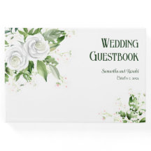 Witte rozen en baby's adem bruiloft