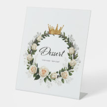 Witte rozen en Baby's ademdessert
