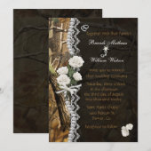 Witte rozen en Camo Kaart (Voorkant / Achterkant)