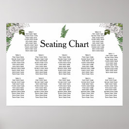 Witte rozen en gistweddenschappen, zitplaatsen poster