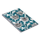 Witte rozen en ladybugs notitieboek (Rechterzijde)