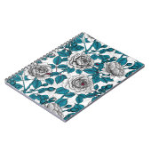 Witte rozen en ladybugs notitieboek (Linkerzijde)