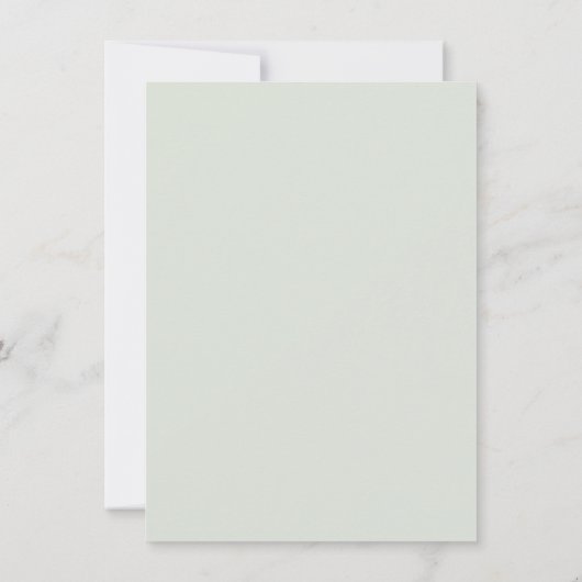 Witte rozen Eucalyptus bladeren Save The Date (Achterkant)