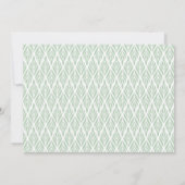 Witte Rozen Eucalyptus Mason Jar Wedding Kaart (Achterkant)