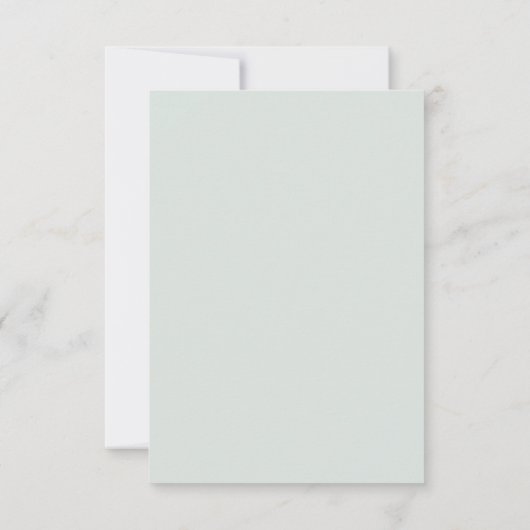 Witte rozen Eucalyptus verlaat verjaardag Kaart (Achterkant)