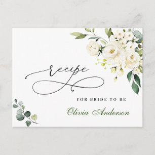 Witte rozen Eucalyptus Vrijgezellenfeest Recipe Ka Briefkaart