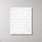 Witte rozen F Canvas Afdruk (Voorkant)