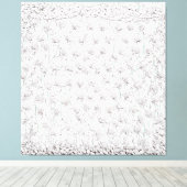 Witte rozen F Canvas Afdruk (Insitu (Houten vloer))