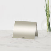 Witte Rozen Gouden Harten Dankjewel Kaart (Achterkant)