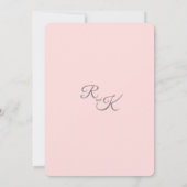 Witte Rozen Hoek Boeket | Roze Kaart (Achterkant)