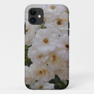 Witte Rozen in Bloom Telefoon Case