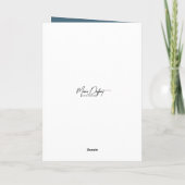 Witte Rozen in Verjaardag Magische Tuin Kaart (Achterkant)