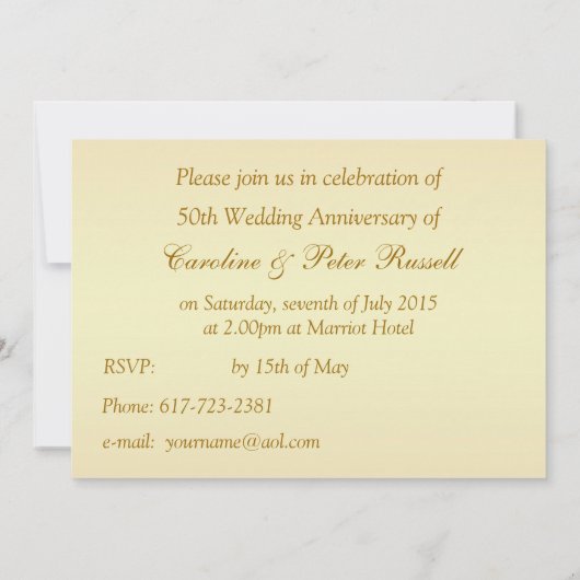 Witte rozen Jubileum Sla de datum op Save The Date (Achterkant)