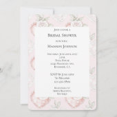  Witte Rozen Kant Harten Vrijgezellenfeest Kaart (Voorkant)