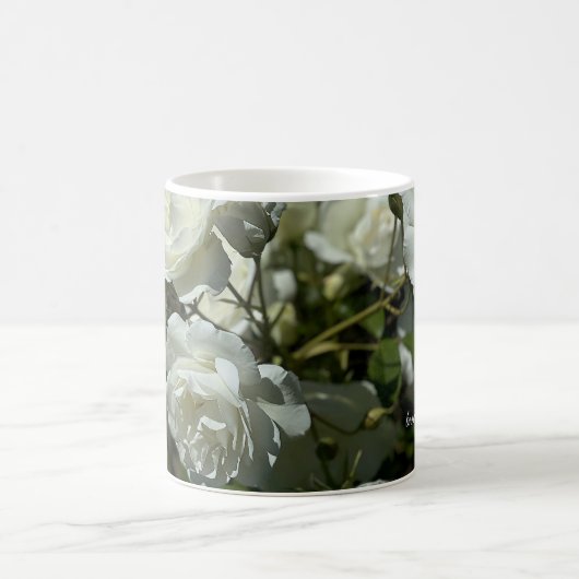  witte rozen koffiemok (Center)