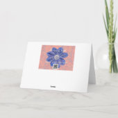 Witte Rozen Kunst Bijbelvers Gedachten Kaart (Achterkant)