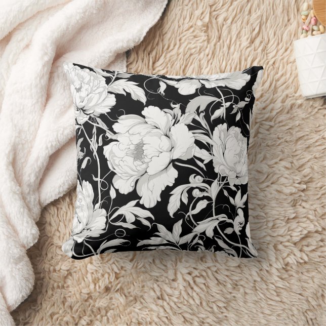 Witte rozen kussen (Deken)