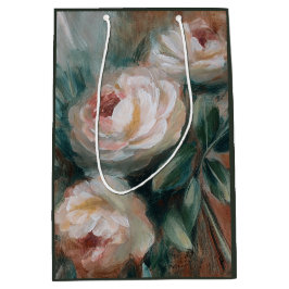 Witte Rozen Medium Cadeauzakje