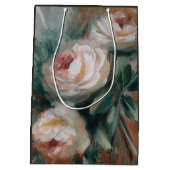 Witte Rozen Medium Cadeauzakje (Achterkant)