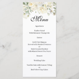 Witte Rozen Menu