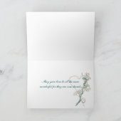 witte rozen met nieuwe namen kaart (Binnen)