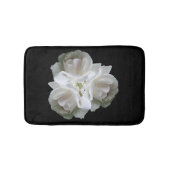 witte rozen met regendruppels badmat (Voorkant)