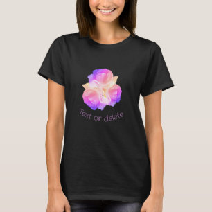 Witte rozen met regendruppels, gepersonaliseerd t-shirt