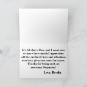 witte rozen Moederdag voor het schilderen van oli Kaart (Binnen)