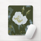 Witte Rozen Muismat (Met muis)